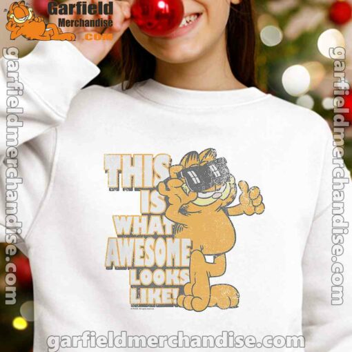 garfield awesome i’ve redefined the word white girl sweatshirt