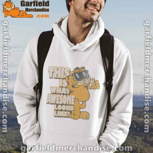 garfield awesome i’ve redefined the word white men hoodie