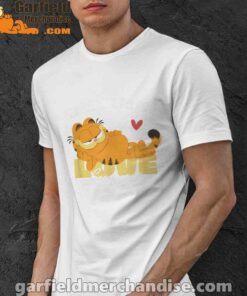 garfield cheese is my love lasagna white men shirt