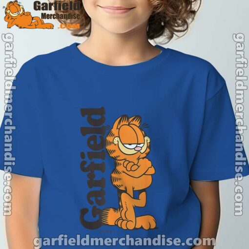 garfield cooper activated every monday to survive blue t shirt for youth boy