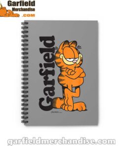 garfield cooper activated every monday to survive brown notebook