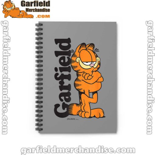 garfield cooper activated every monday to survive brown notebook