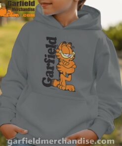 garfield cooper activated every monday to survive gray hoodie kids