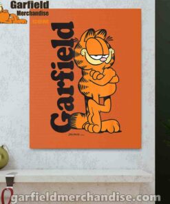 garfield cooper activated every monday to survive orange canvas