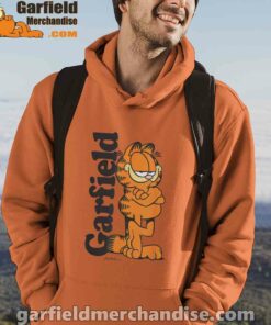 garfield cooper activated every monday to survive orange men hoodie