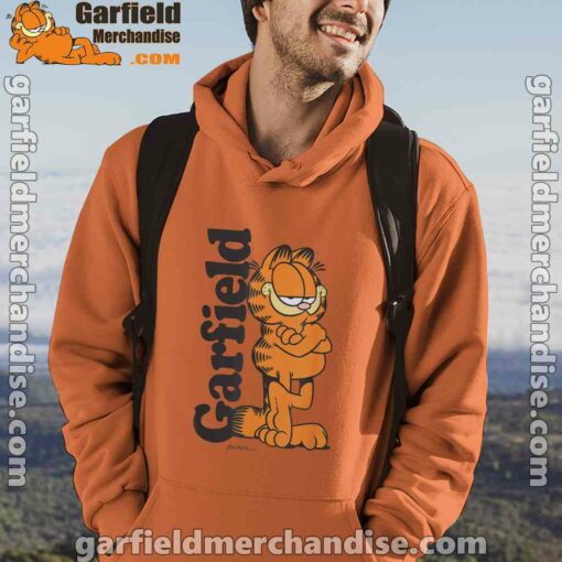 garfield cooper activated every monday to survive orange men hoodie