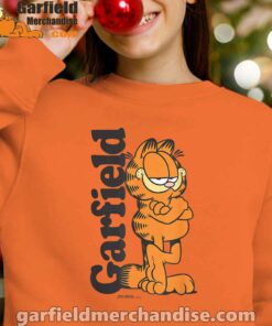 garfield cooper activated every monday to survive orange sweatshirts for kid girl