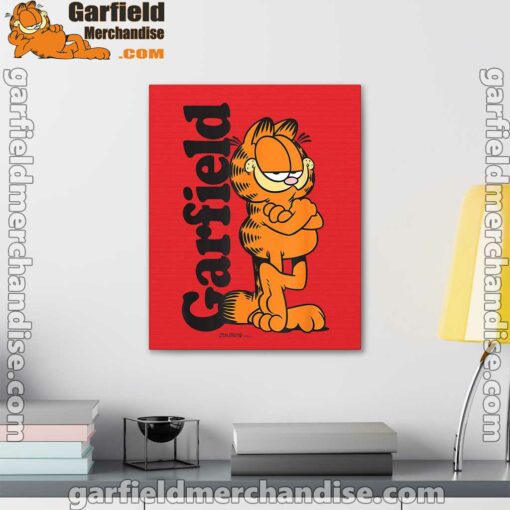 garfield cooper activated every monday to survive red canvas