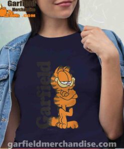 garfield cooper activated every monday to survive women navy shirts