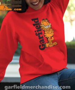 garfield cooper activated every monday to survive women red hoodie female