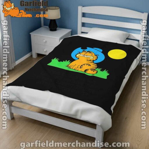 garfield cowboy heaven when die black blanket