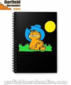 garfield cowboy heaven when die black notebook