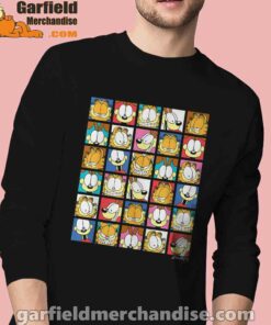 garfield expressions collage black men long sleeve