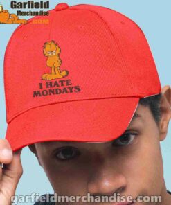 hate mondays garfield are just nature’s way of ruining my life red hat