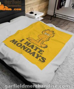 hate mondays garfield are just nature’s way of ruining my life yellow blanket