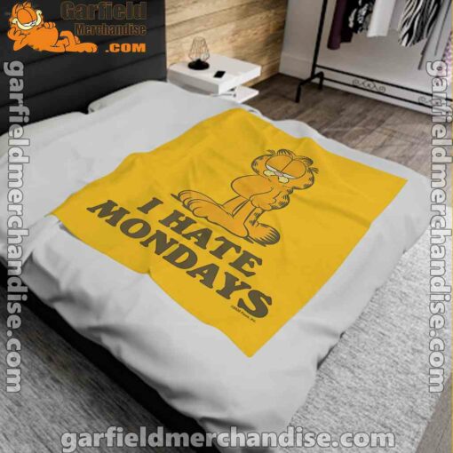 hate mondays garfield are just nature’s way of ruining my life yellow blanket